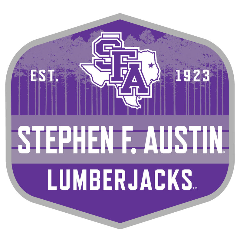 Stephen F. Austin State University Scenic Background Vinyl Sticker/Magnet - Officially Licensed