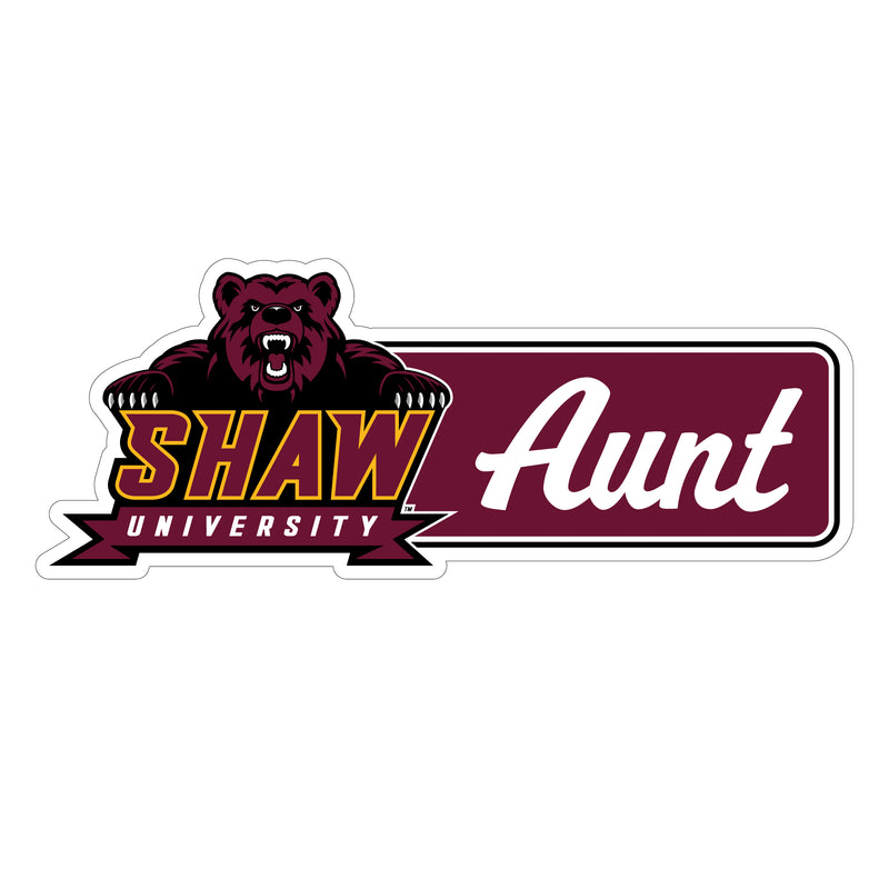 Shaw University Bears Proud Die Cut Magnet Officially Licensed Collegiate Product 5-Inches Wide