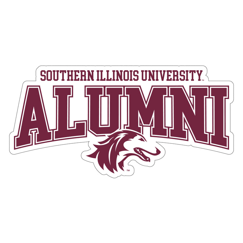 Southern Illinois Salukis Laser Cut Alumni Vinyl Sticker/Magnet - Officially Licensed 4-Inch