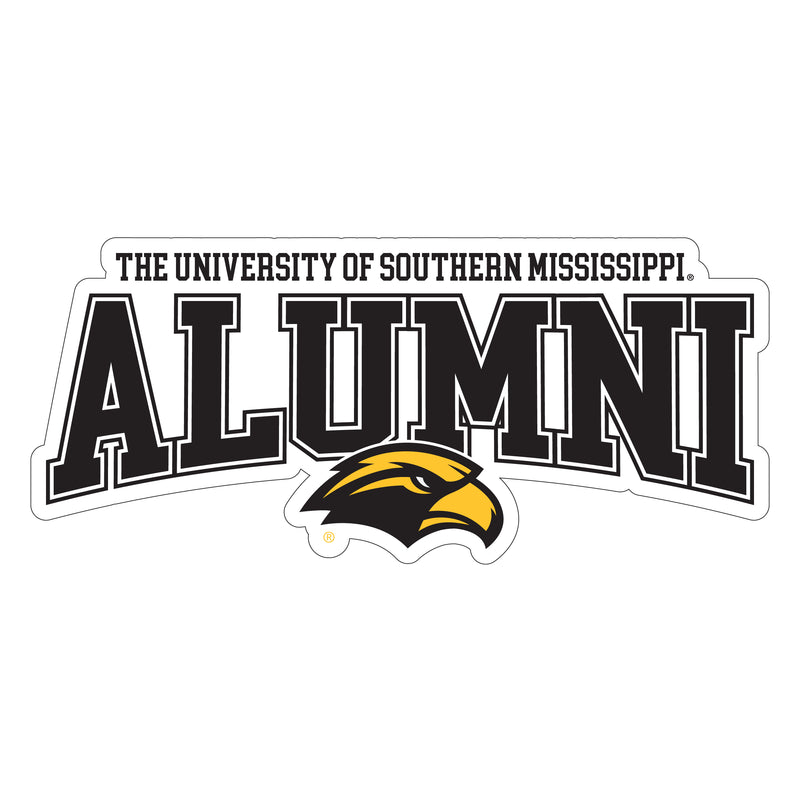 Southern Mississippi Golden Eagles Laser Cut Alumni Vinyl Sticker/Magnet - Officially Licensed 3-Inch