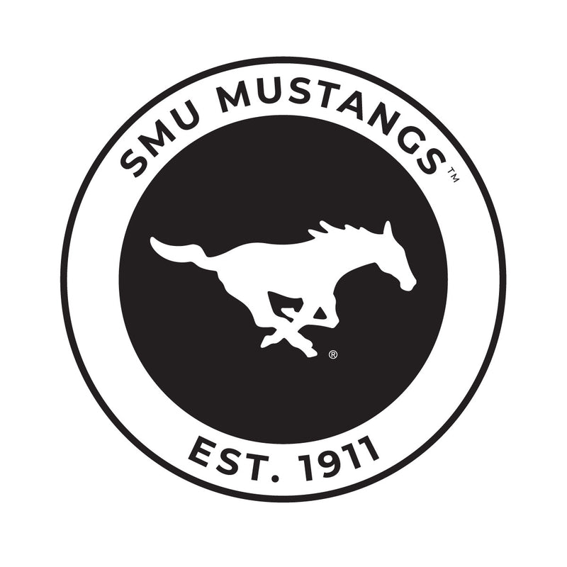 Southern Methodist University Officially Licensed Black Vinyl Decal Sticker Clear Backing