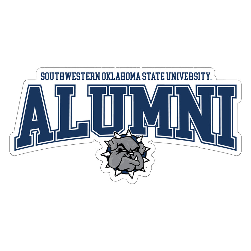 Southwestern Oklahoma State University Laser Cut Alumni Vinyl Sticker/Magnet - Officially Licensed 8-Inch