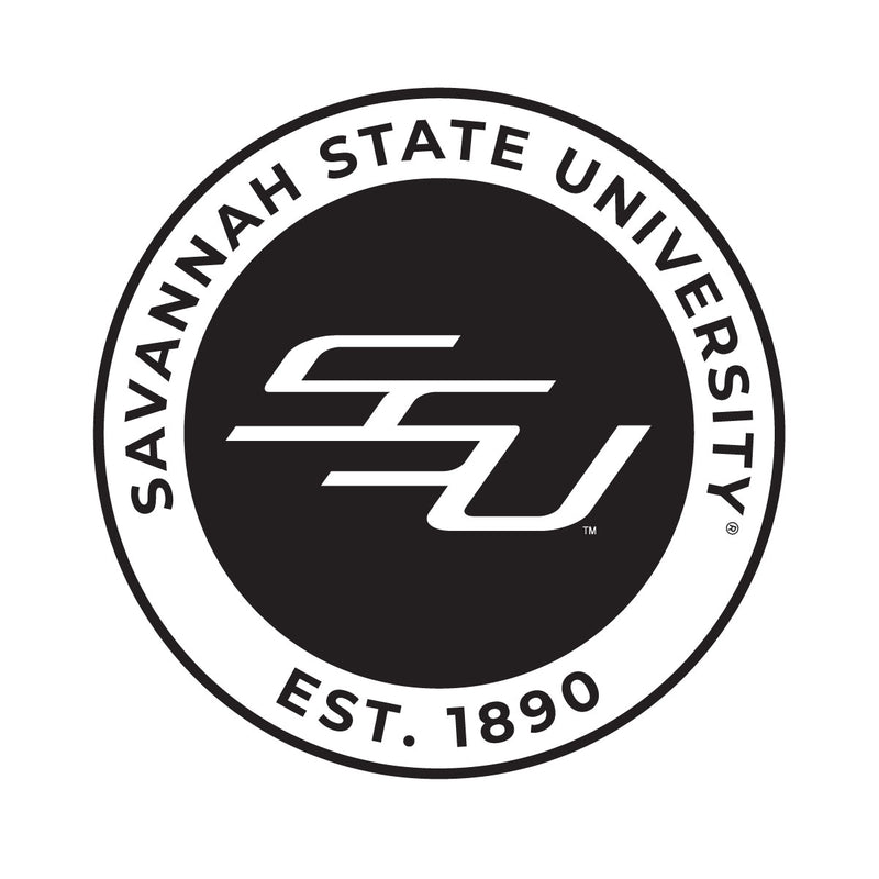 Savannah State University Officially Licensed Black Vinyl Decal Sticker White Backing
