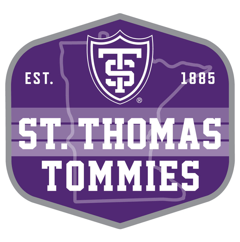 University of St. Thomas Scenic Background Vinyl Sticker/Magnet - Officially Licensed