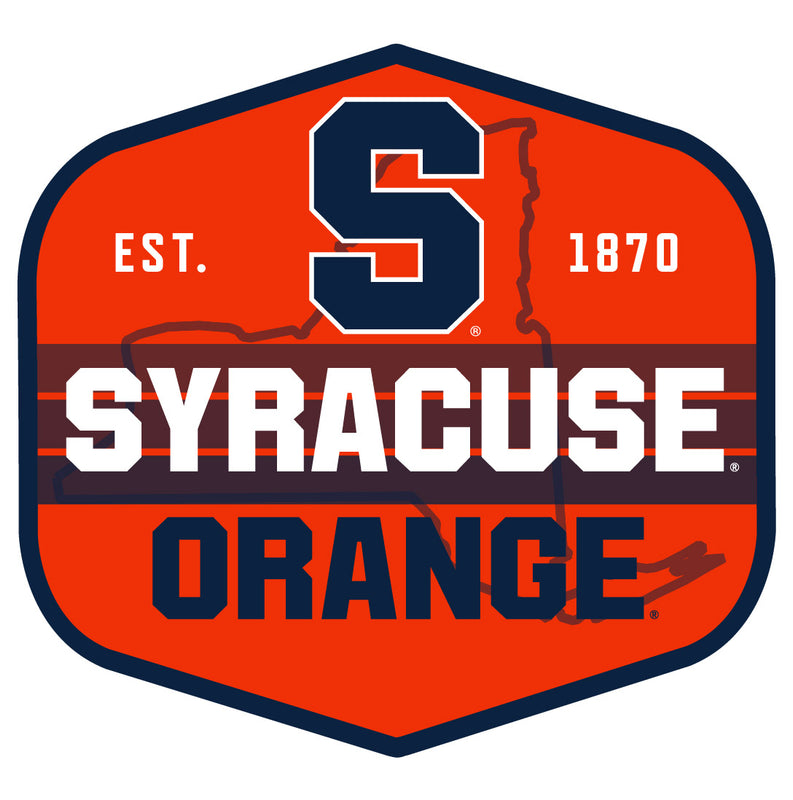 Syracuse Orange Scenic Background Vinyl Sticker/Magnet - Officially Licensed