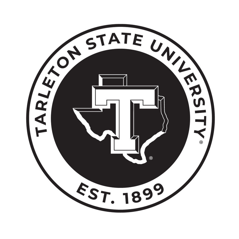 Tarleton State University Officially Licensed Black Vinyl Decal Sticker Holographic Backing