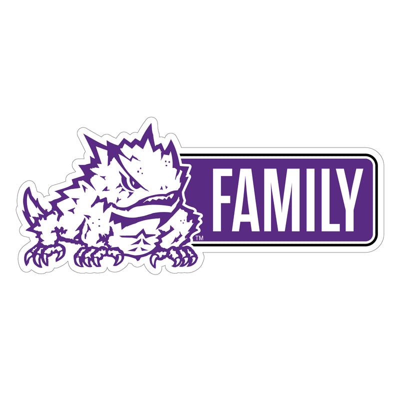 Texas Christian University Proud Die Cut Decal Officially Licensed Collegiate Product
