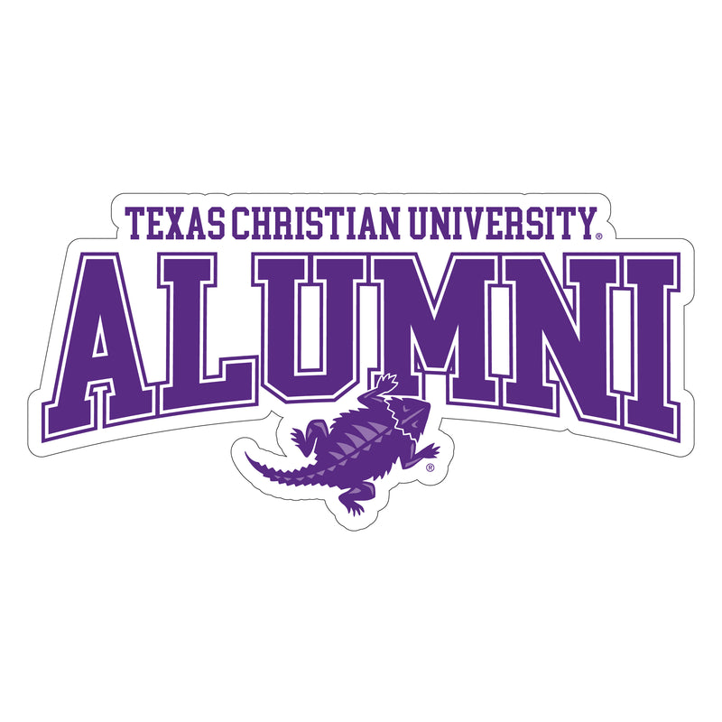 Texas Christian University Laser Cut Alumni Vinyl Sticker/Magnet - Officially Licensed 8-Inch