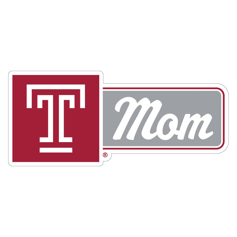Temple University Proud Die Cut Magnet Officially Licensed Collegiate Product 6-Inches Wide