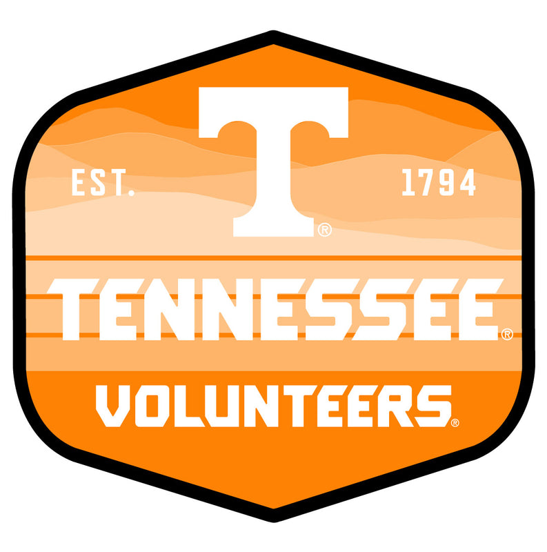 Tennessee Knoxville Volunteers Scenic Background Vinyl Sticker/Magnet - Officially Licensed
