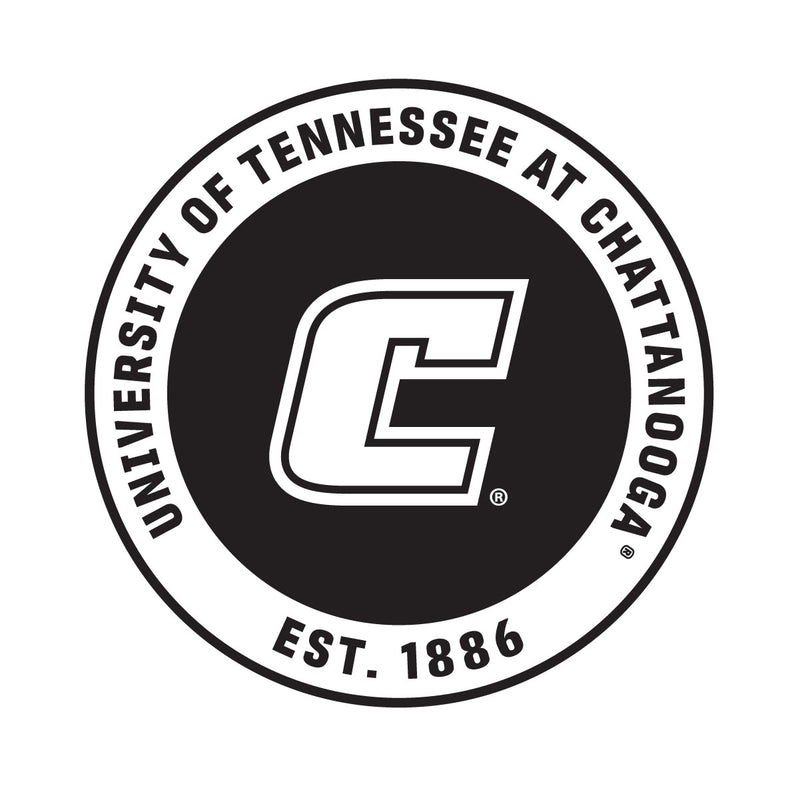 University of Tennessee at Chattanooga Officially Licensed Black Vinyl Decal Sticker White Backing