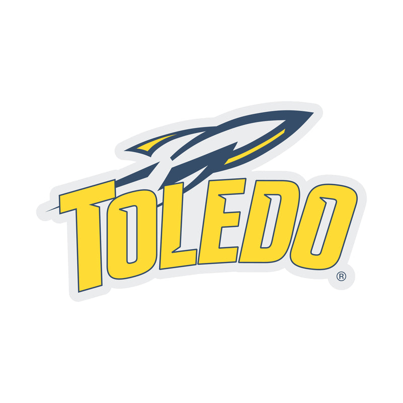Toledo Rockets Choose Style and Size NCAA Vinyl Decal Sticker for Fans, Students, and Alumni