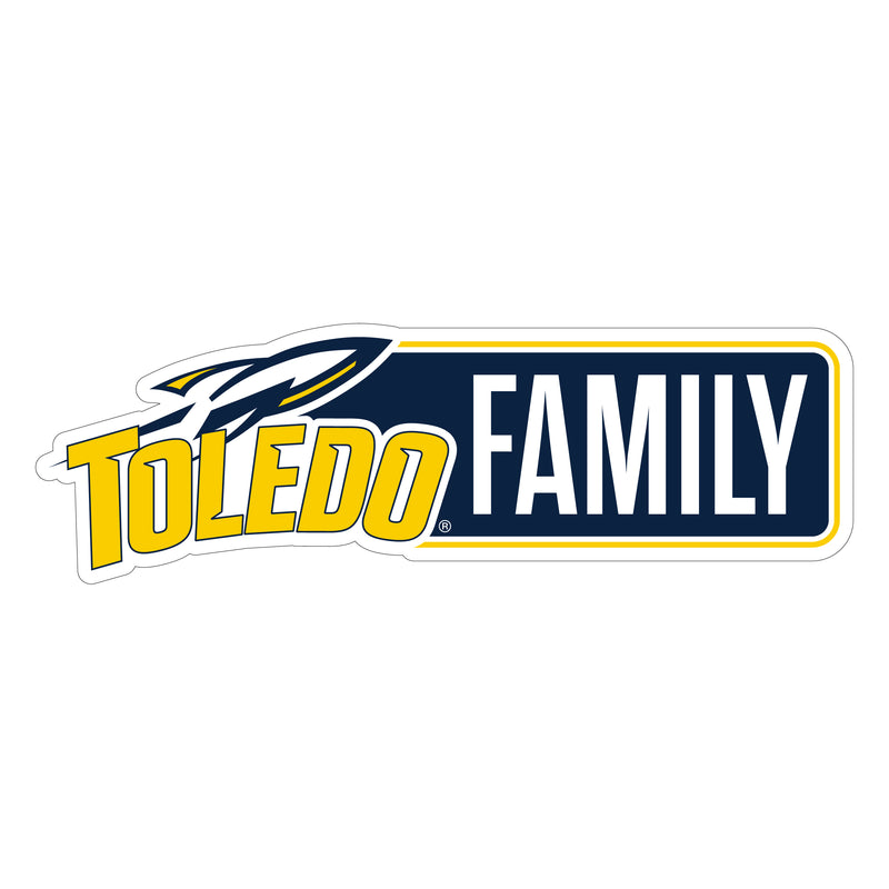 Toledo Rockets Proud Die Cut Decal Officially Licensed Collegiate Product 6-Inches Wide