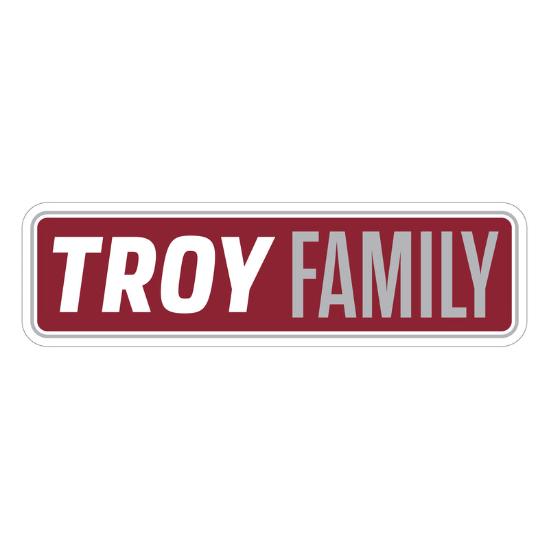 Troy University Proud Die Cut Decal Officially Licensed Collegiate Product