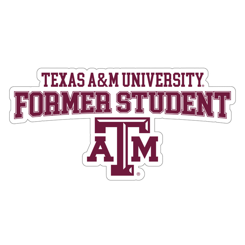 Texas A&M Aggies Laser Cut Alumni Vinyl Sticker/Magnet - Officially Licensed 8-Inch
