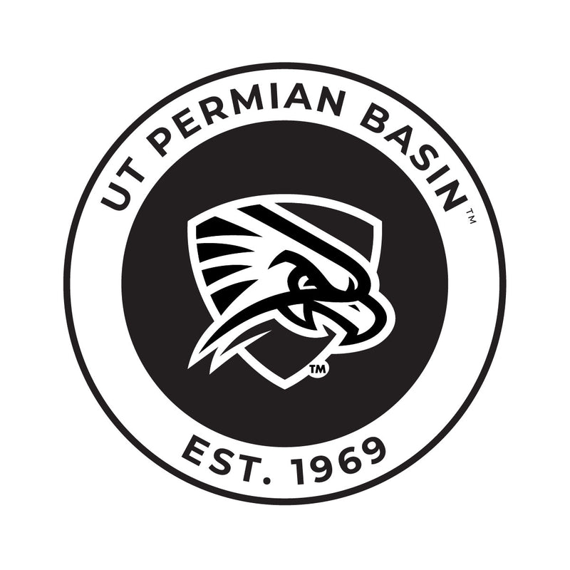 University of Texas of the Permian Basin Officially Licensed Black Vinyl Decal Sticker Clear Backing