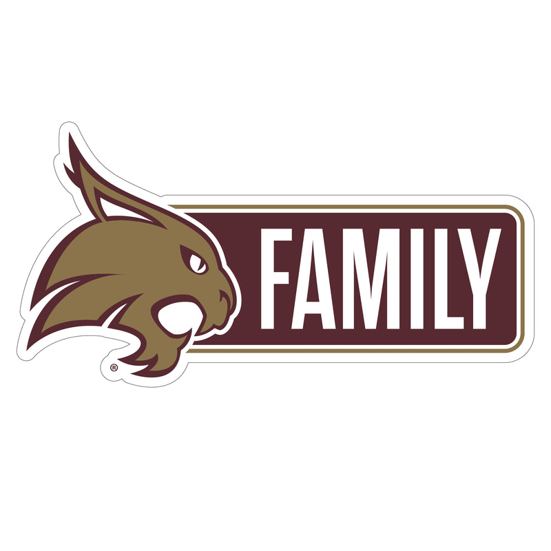 Texas State Bobcats Proud Die Cut Decal Officially Licensed Collegiate Product