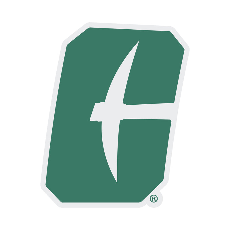 North Carolina Charlotte Forty-Niners Choose Style and Size NCAA Vinyl Decal Sticker for Fans, Students, and Alumni