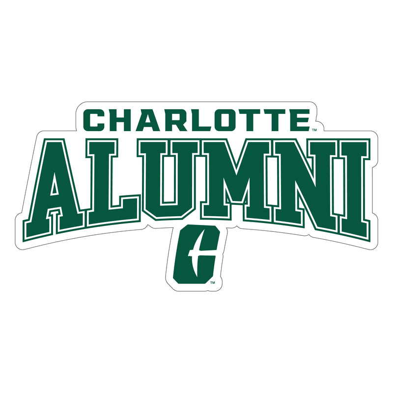 North Carolina Charlotte Forty-Niners Laser Cut Alumni Vinyl Sticker/Magnet - Officially Licensed 3-Inch