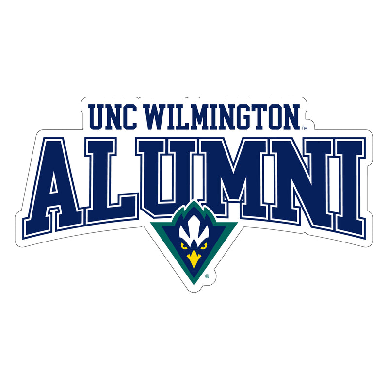 North Carolina Wilmington Seahawks Laser Cut Alumni Vinyl Sticker/Magnet - Officially Licensed 3-Inch