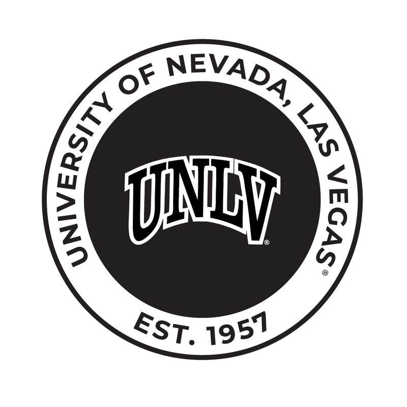 UNLV Rebels Officially Licensed Black Vinyl Decal Sticker Holographic Backing