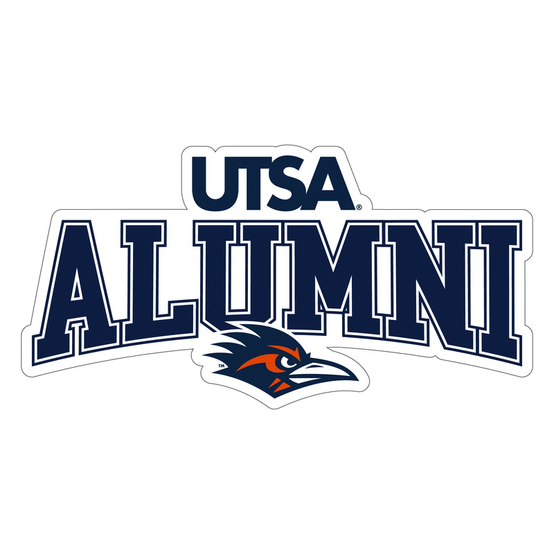 UTSA Roadrunners Laser Cut Alumni Vinyl Sticker/Magnet - Officially Licensed 6-Inch
