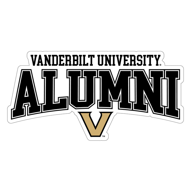 Vanderbilt University Laser Cut Alumni Vinyl Sticker/Magnet - Officially Licensed 4-Inch