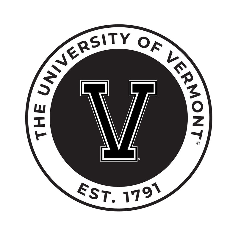 Vermont Catamounts Officially Licensed Black Vinyl Decal Sticker Holographic Backing