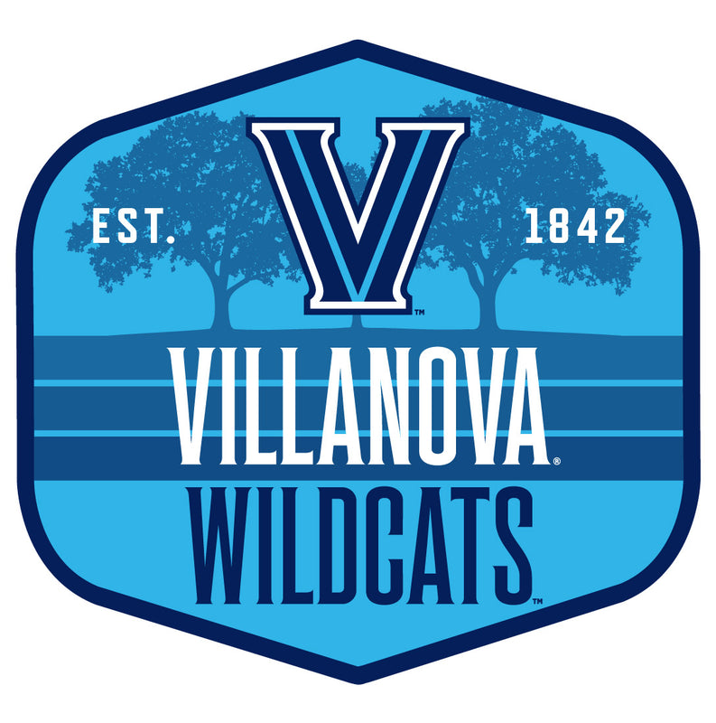 Villanova Wildcats Scenic Background Vinyl Sticker/Magnet - Officially Licensed
