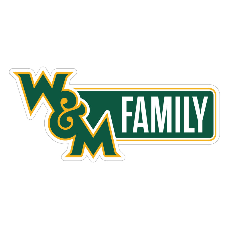 William and Mary Proud Die Cut Decal Officially Licensed Collegiate Product