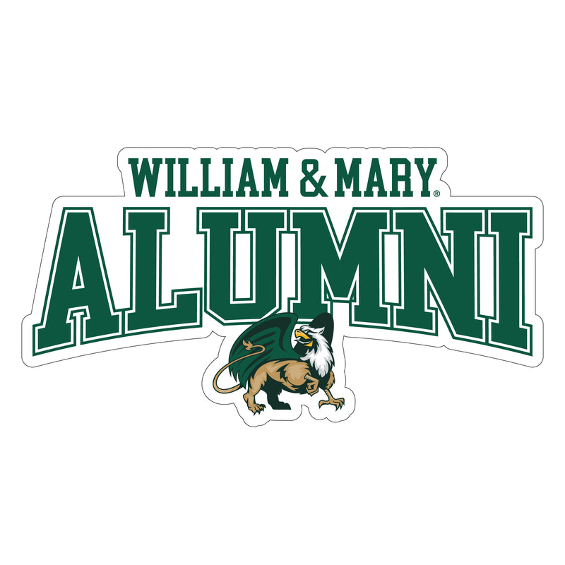 William and Mary Laser Cut Alumni Vinyl Sticker/Magnet - Officially Licensed 3-Inch