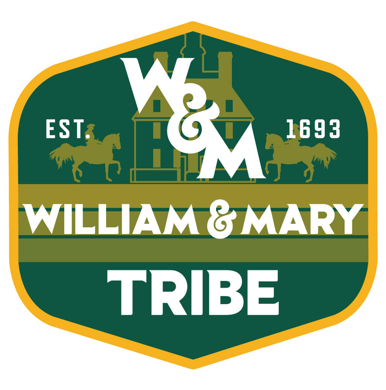 William and Mary Scenic Background Vinyl Sticker/Magnet - Officially Licensed