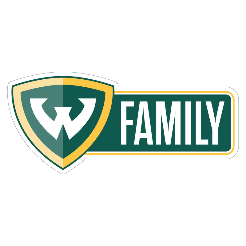 Wayne State Proud Die Cut Decal Officially Licensed Collegiate Product