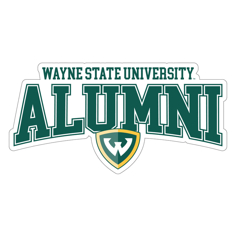 Wayne State Laser Cut Alumni Vinyl Sticker/Magnet - Officially Licensed 3-Inch