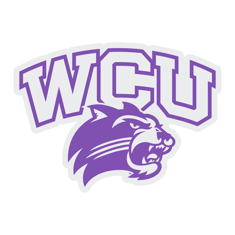 Western Carolina University Choose Style and Size NCAA Vinyl Decal Sticker for Fans, Students, and Alumni