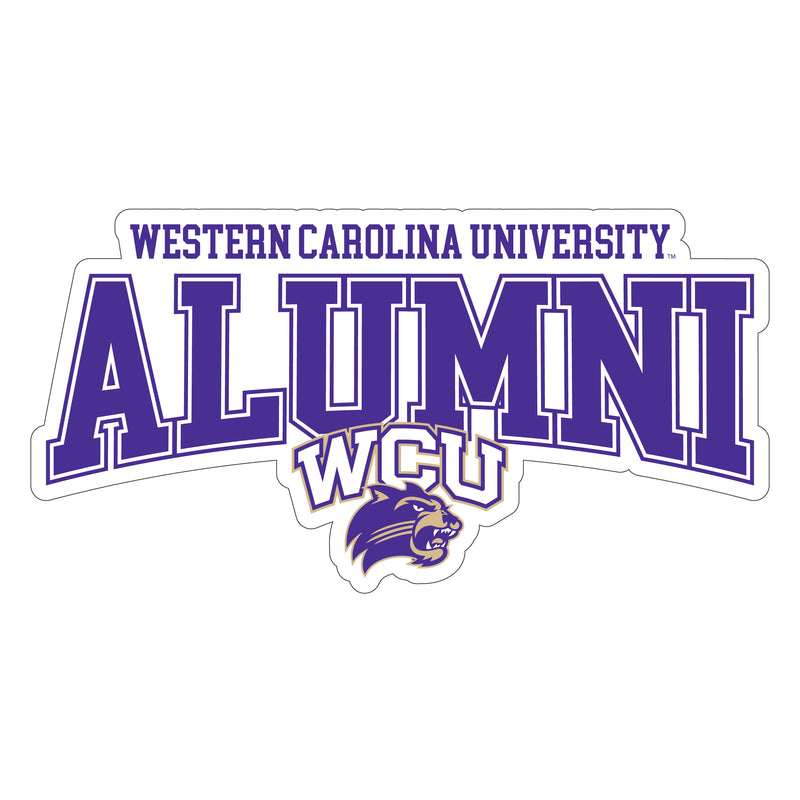 Western Carolina University Laser Cut Alumni Vinyl Sticker/Magnet - Officially Licensed 4-Inch