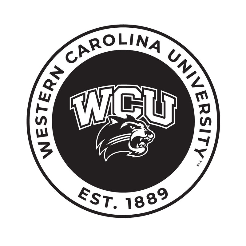 Western Carolina University Officially Licensed Black Vinyl Decal Sticker Holographic Backing