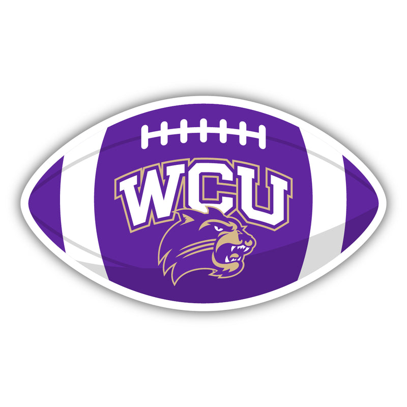 Western Carolina University College Sticker or Magnet – Licensed University Sports Design, Multiple Sizes