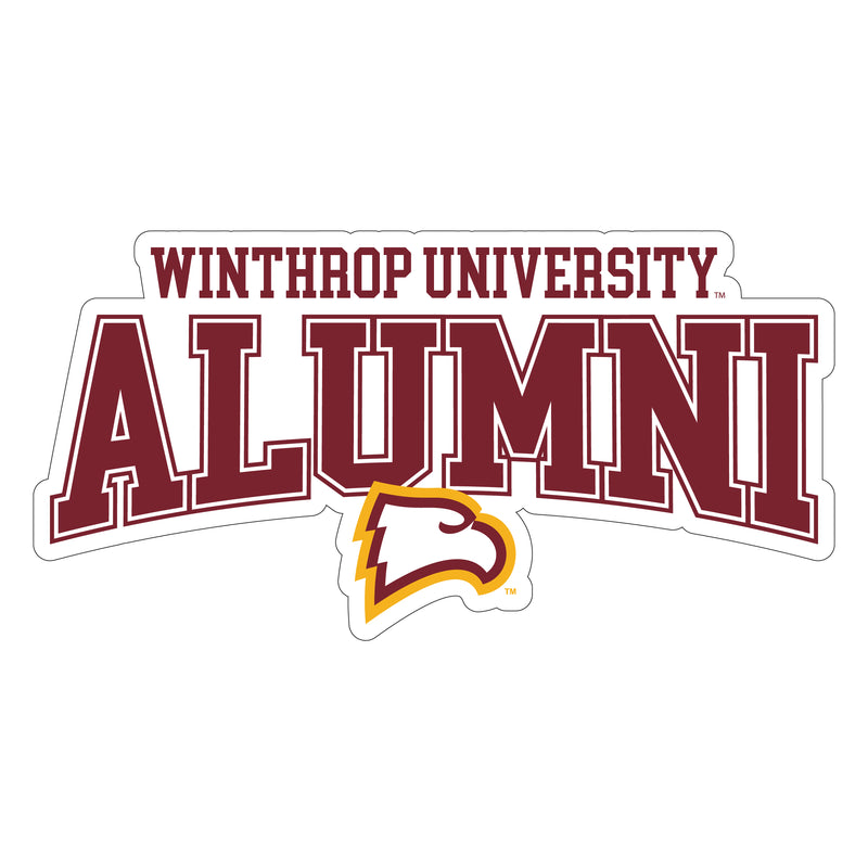 Winthrop University Laser Cut Alumni Vinyl Sticker/Magnet - Officially Licensed 8-Inch
