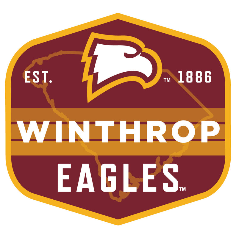 Winthrop University Scenic Background Vinyl Sticker/Magnet - Officially Licensed