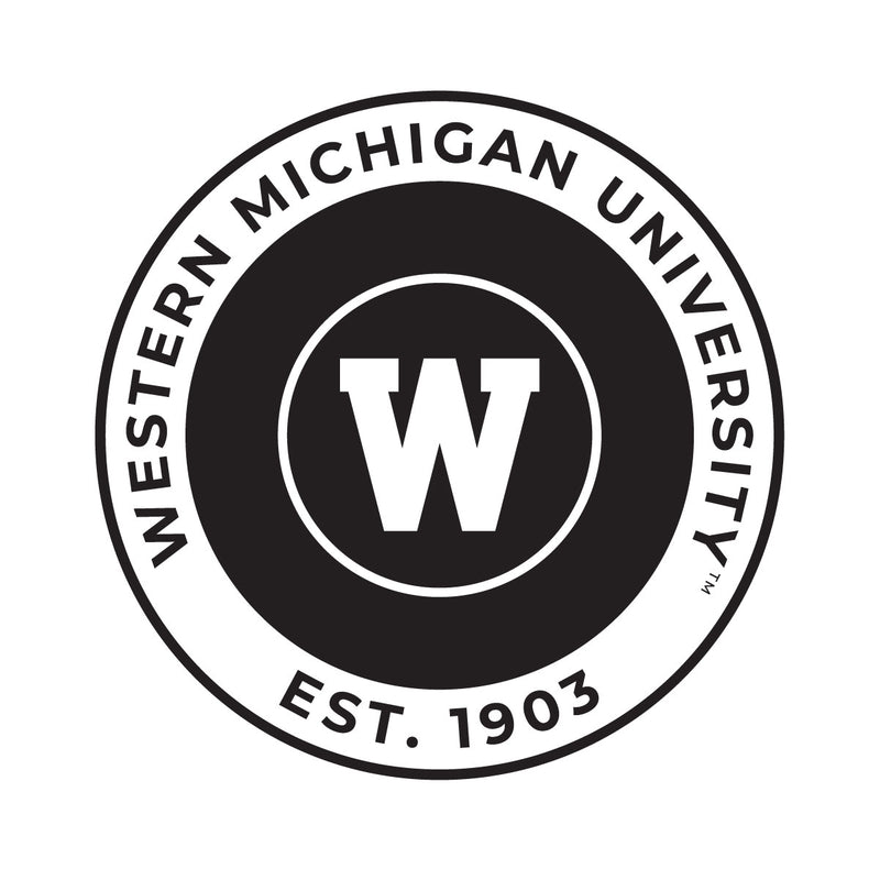 Western Michigan University Officially Licensed Black Vinyl Decal Sticker Holographic Backing