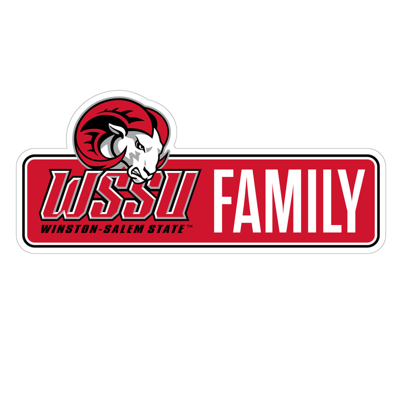 Winston-Salem State Proud Die Cut Decal Officially Licensed Collegiate Product