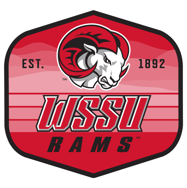 Winston-Salem State Scenic Background Vinyl Sticker/Magnet - Officially Licensed