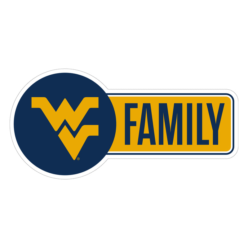 West Virginia Mountaineers Proud Die Cut Decal Officially Licensed Collegiate Product