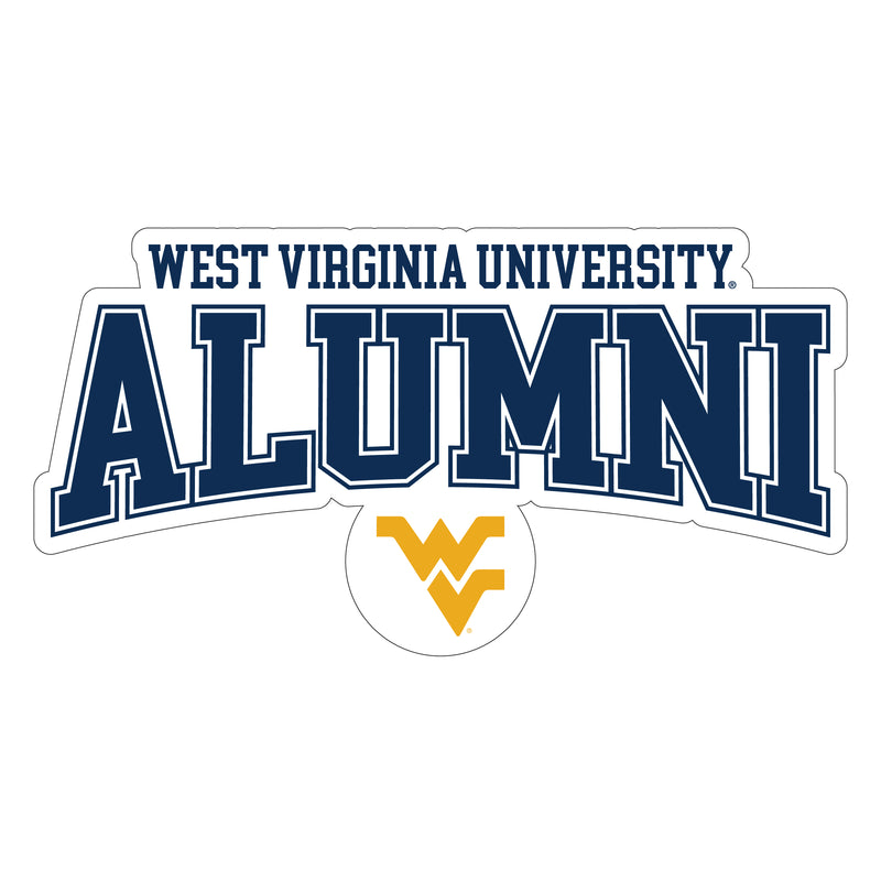 West Virginia Mountaineers Laser Cut Alumni Vinyl Sticker/Magnet - Officially Licensed 8-Inch