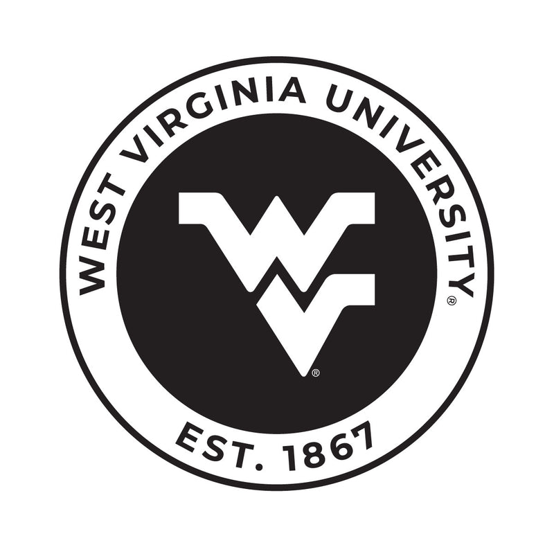 West Virginia Mountaineers Officially Licensed Black Vinyl Decal Sticker Clear Backing