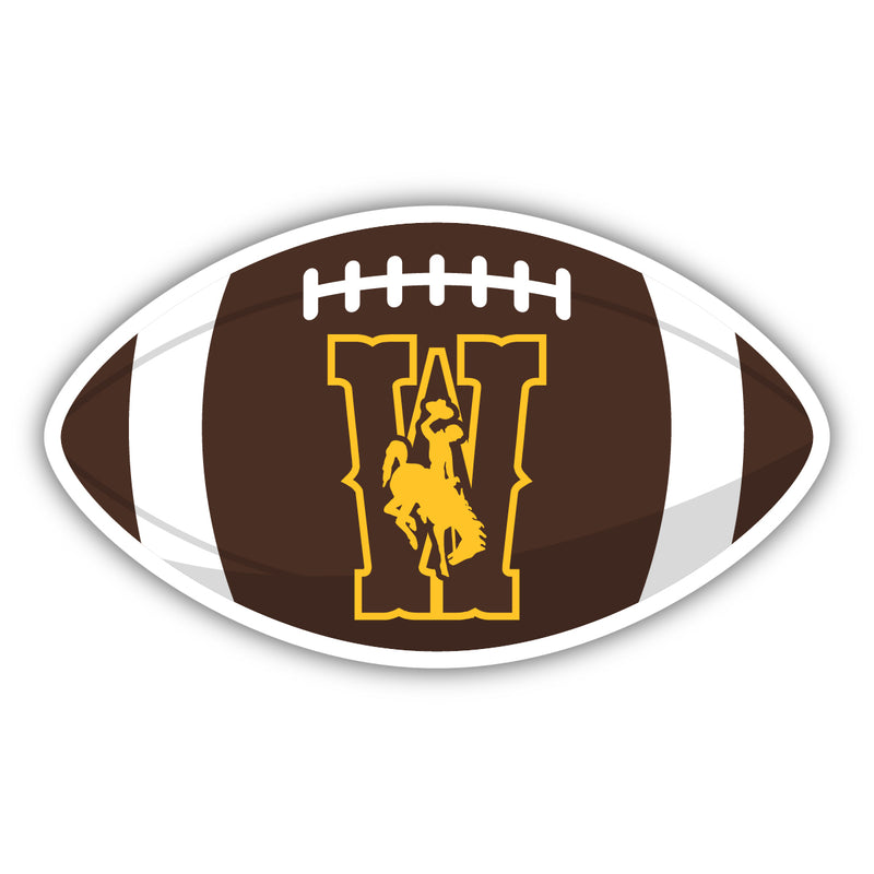 University of Wyoming College Sticker or Magnet – Licensed University Sports Design, Multiple Sizes