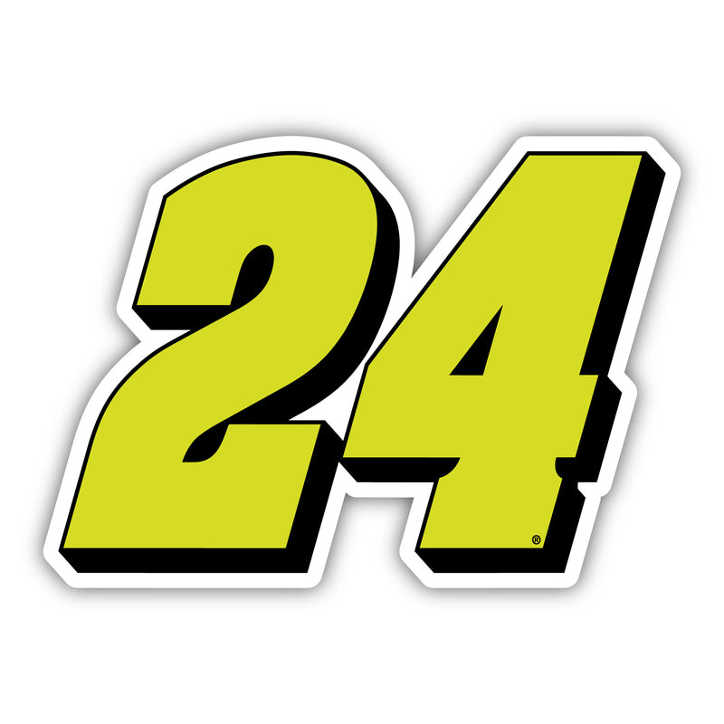 Hendrick Motorsports #24 Neon Nascar Offic. Lic. Decorative Magnet/Sticker