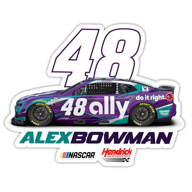 Alex Bowman #48 Nascar Offic. Licensed Decorative Magnet/Sticker