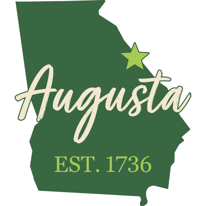 Augusta Georgia Souvenir Decoratve Flat Magnet or Sticker 2-Inch